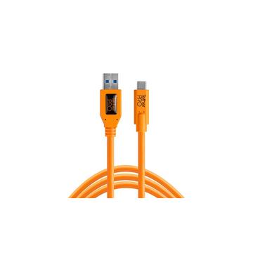 Tether Tools CUC3215-ORG USB Kabel 4,6 m USB 3.2 Gen 1 (3.1 Gen 1) USB A USB C Orange