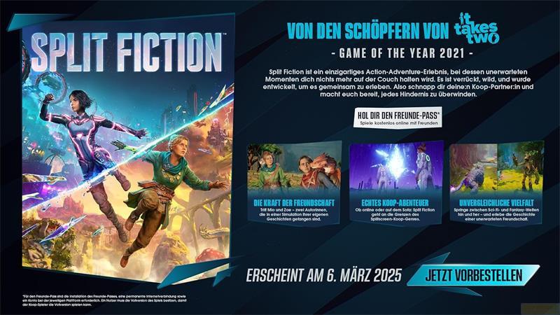 ELECTRONIC ARTS  Split Fiction 