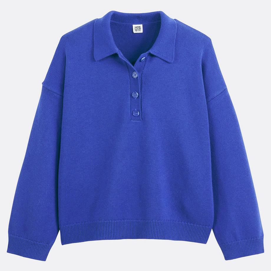 La Redoute Collections Pullover con collo polo  