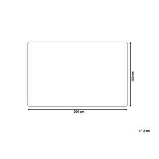 Beliani TANTAN Couverture Douillette Moderne en Polyester  