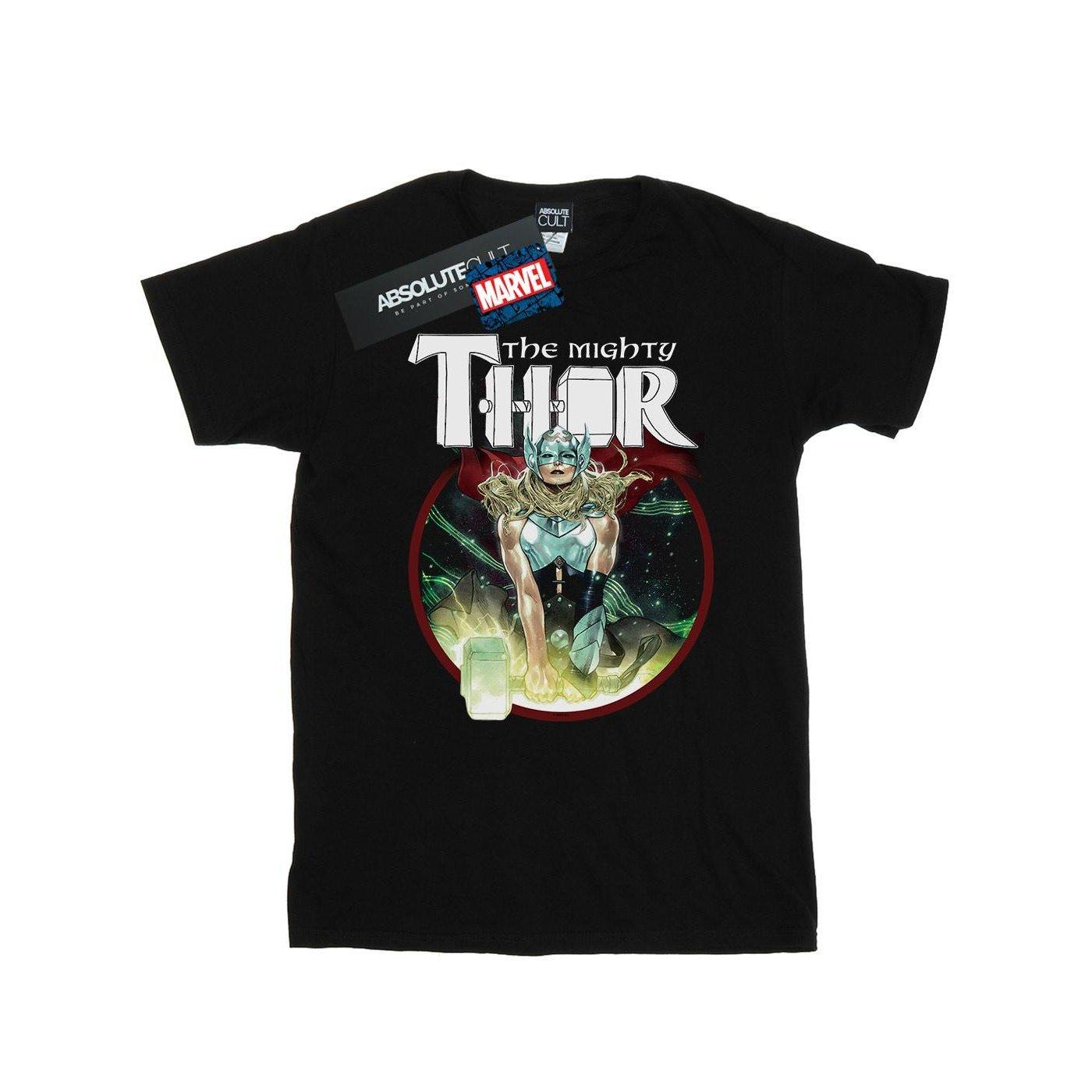 Image of The Mighty Thor Poster Tshirt Damen Schwarz 5XL