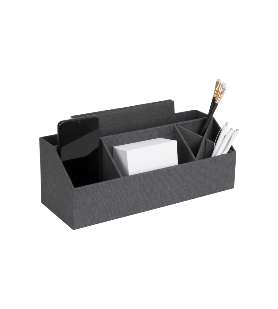 Image of ELISA Schreibtisch Organizer Schwarz Canvas ELISA Schreibtisch Organizer Schwarz Canvas
