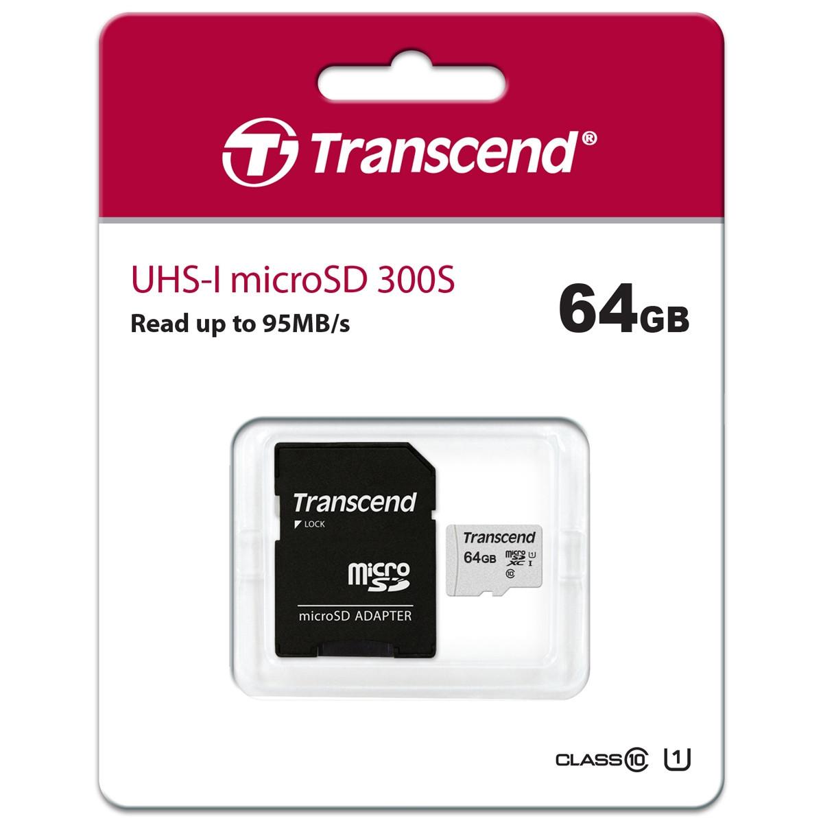 Transcend  microSDXC 64GB U1 (R95/W25) 