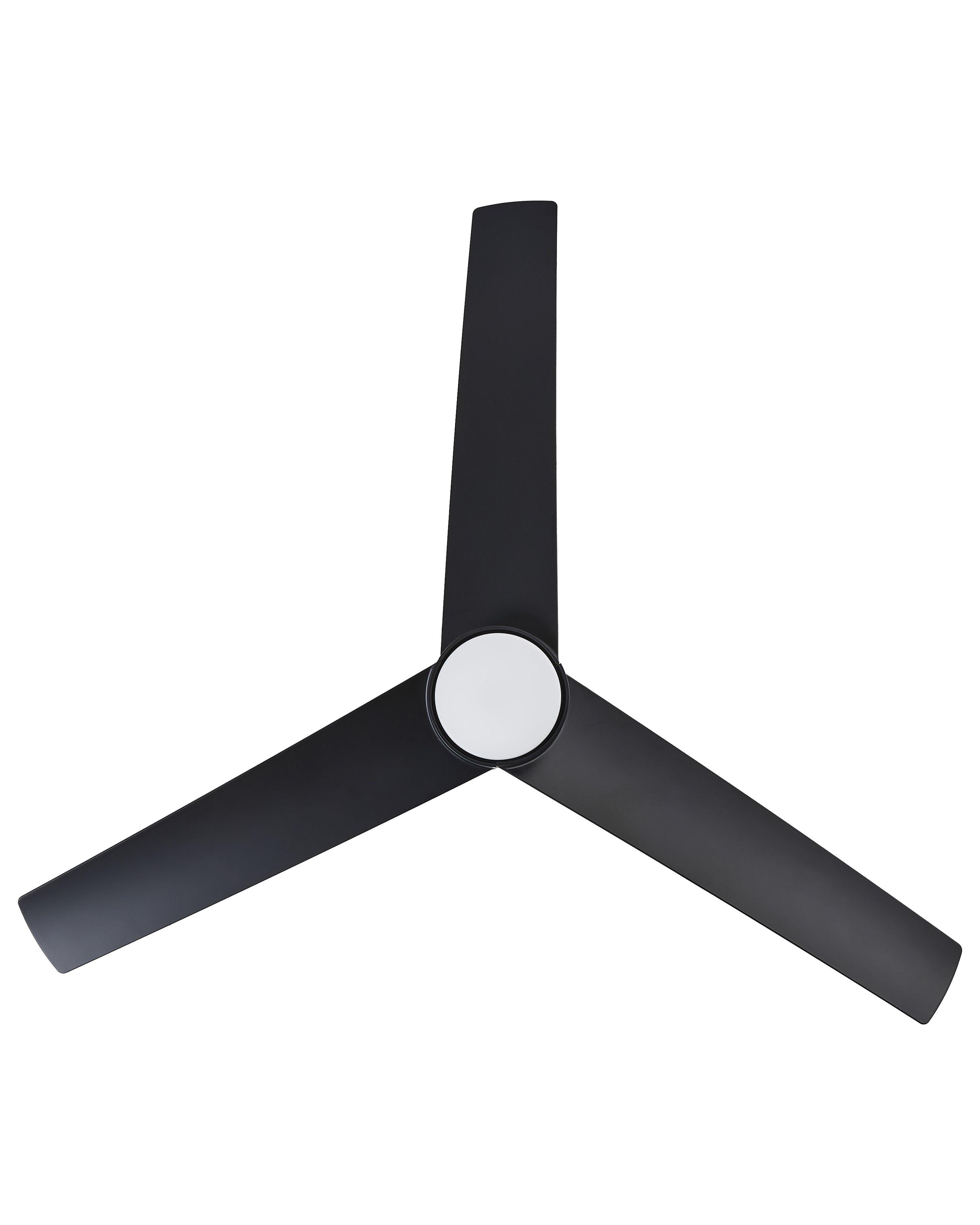 Beliani Ventilateur de plafond avec lampe en Matière synthétique Moderne CANETE  