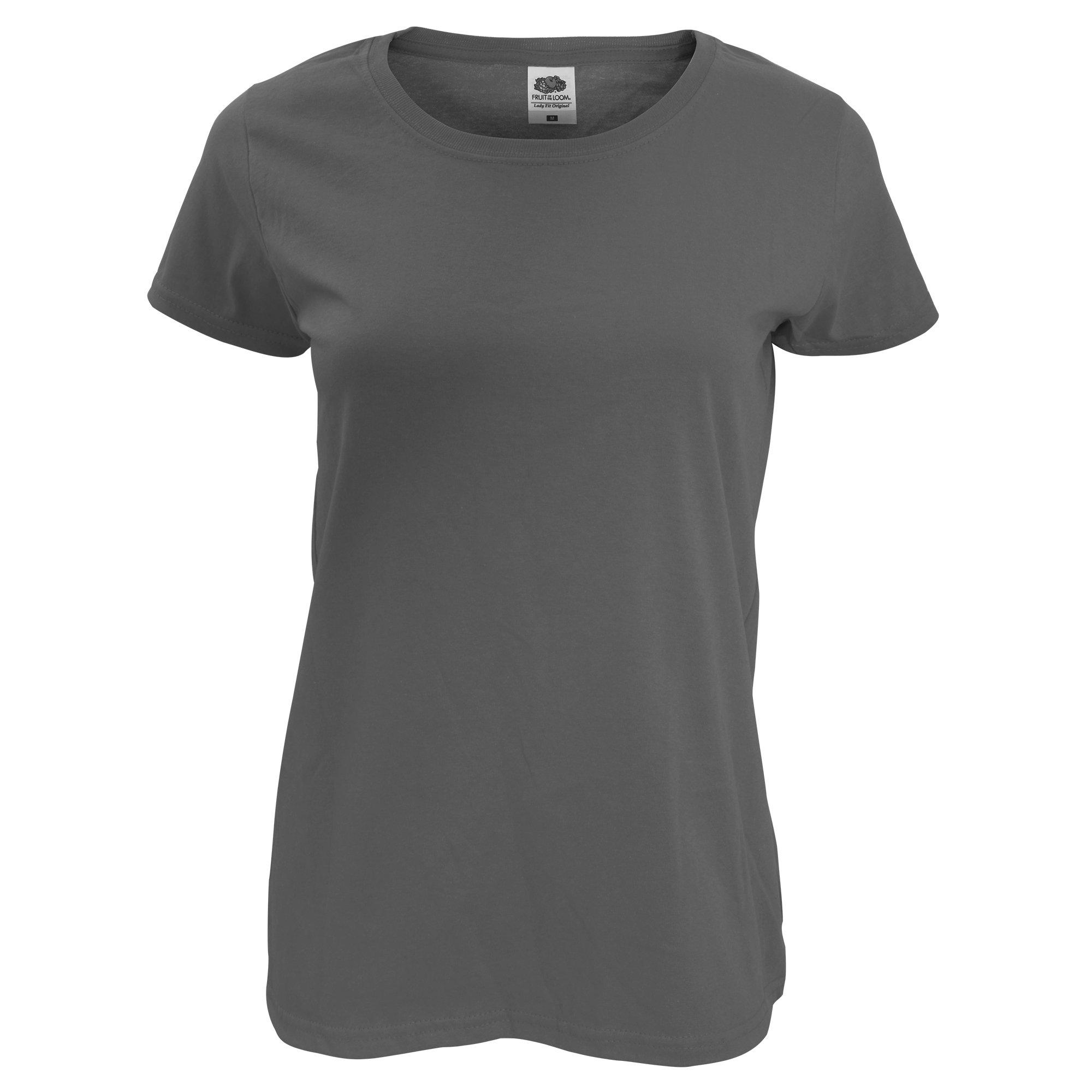 Image of Ladyfit Tshirt, Kurzärmlig Damen Taubengrau XXL