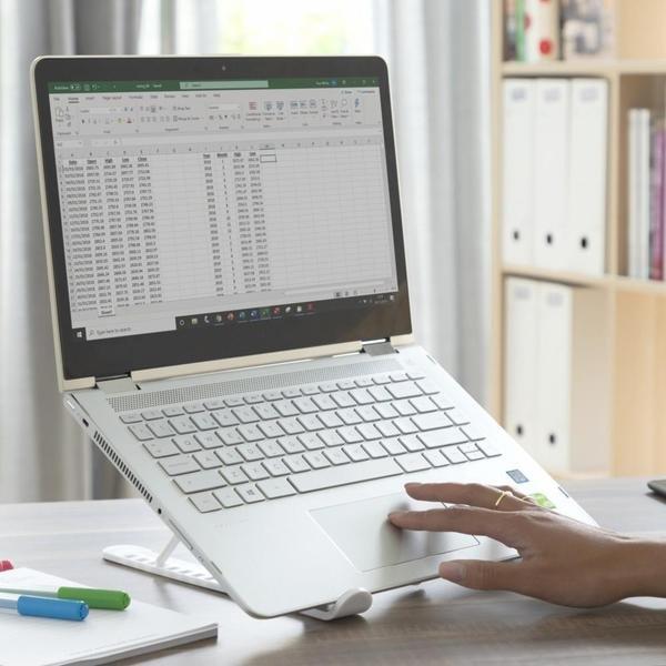 InnovaGoods Support pour ordinateur portable avec design ouvert - Réglable  
