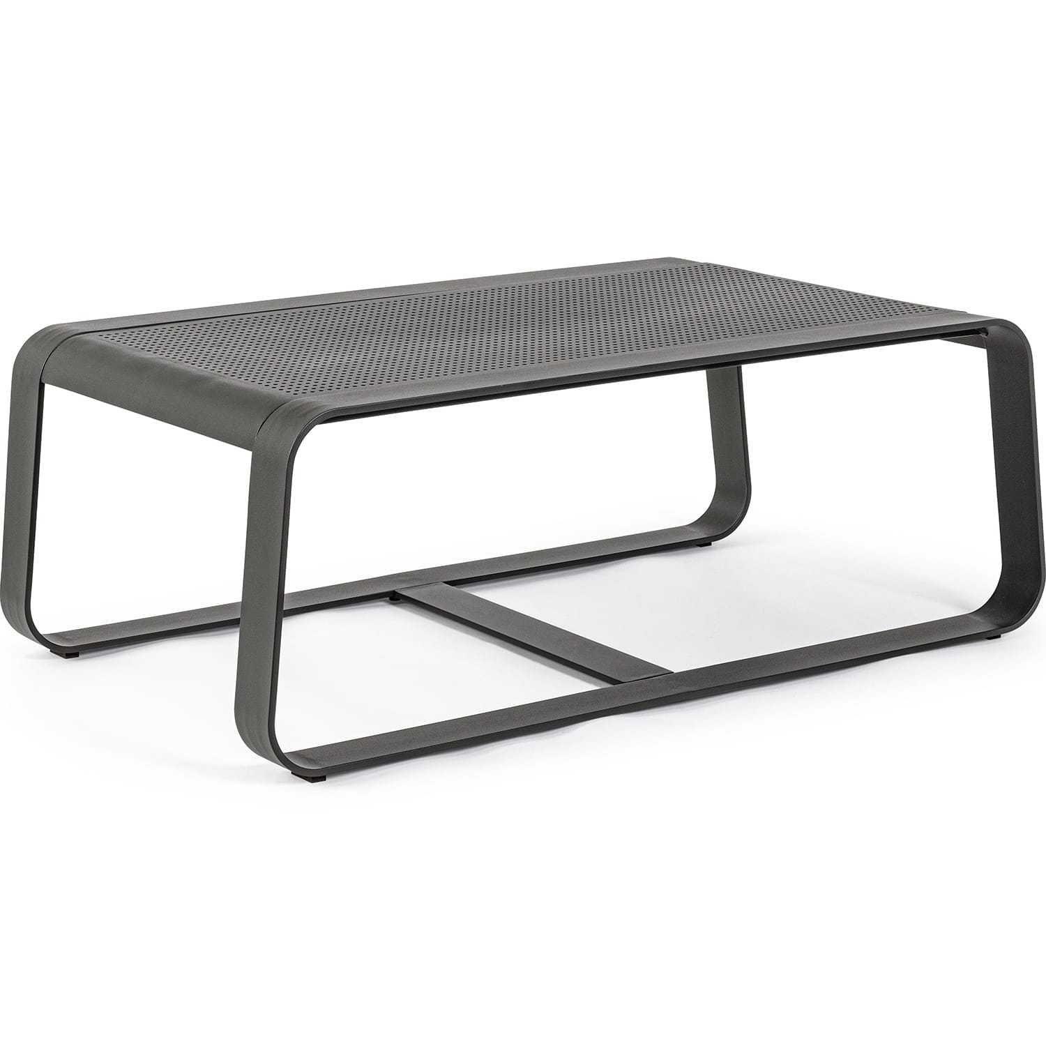 mutoni Table basse de jardin Merrigan 105x62 anthracite  