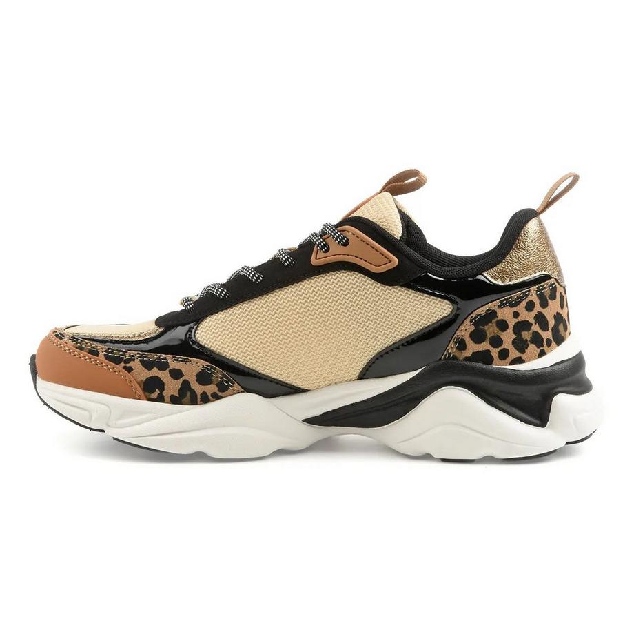 Les Tropeziennes ARYA Chunky Semelle Sneakers Imprimé Léopard  