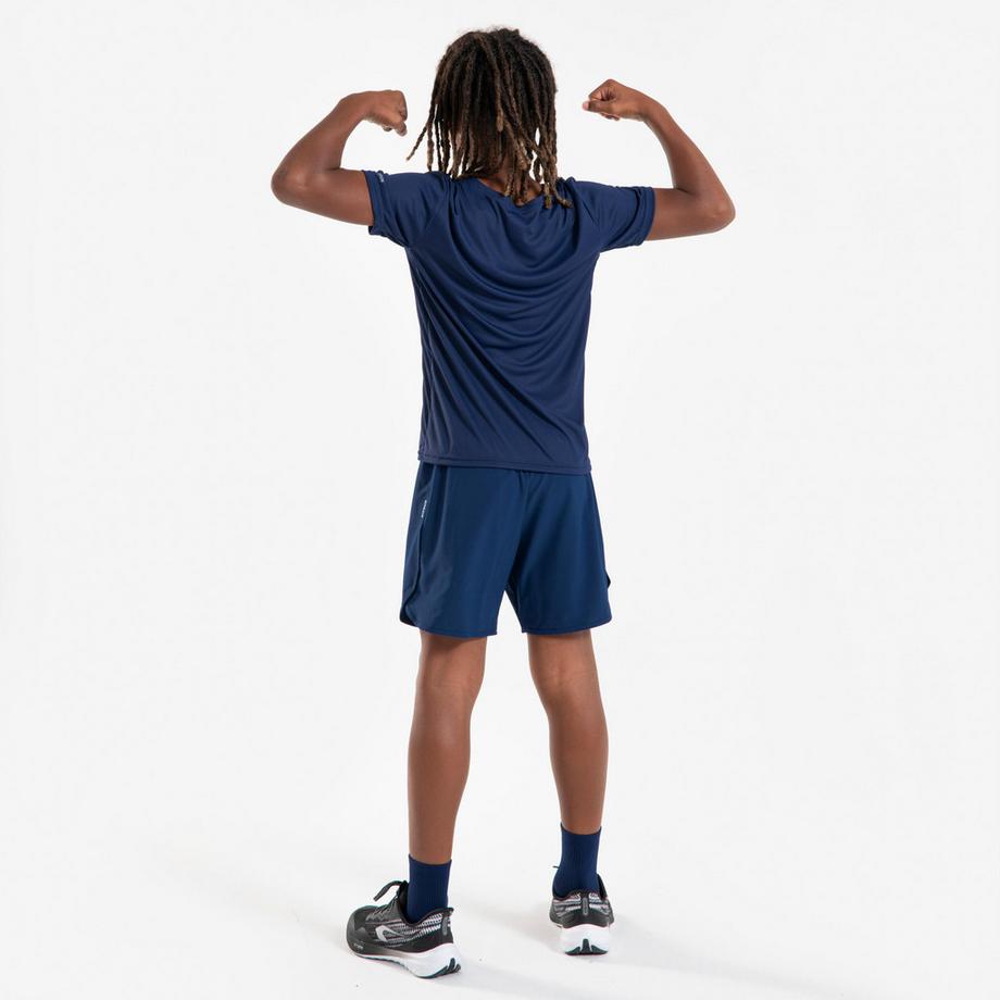 KIPRUN  Laufshirt kurzarm Kinder atmungsaktiv Polyester 