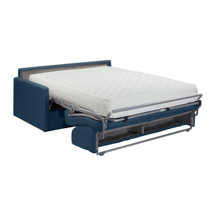 Vente-unique Canapé 4 places conible express en tissu CALIFE foncé CouchageMatelas  
