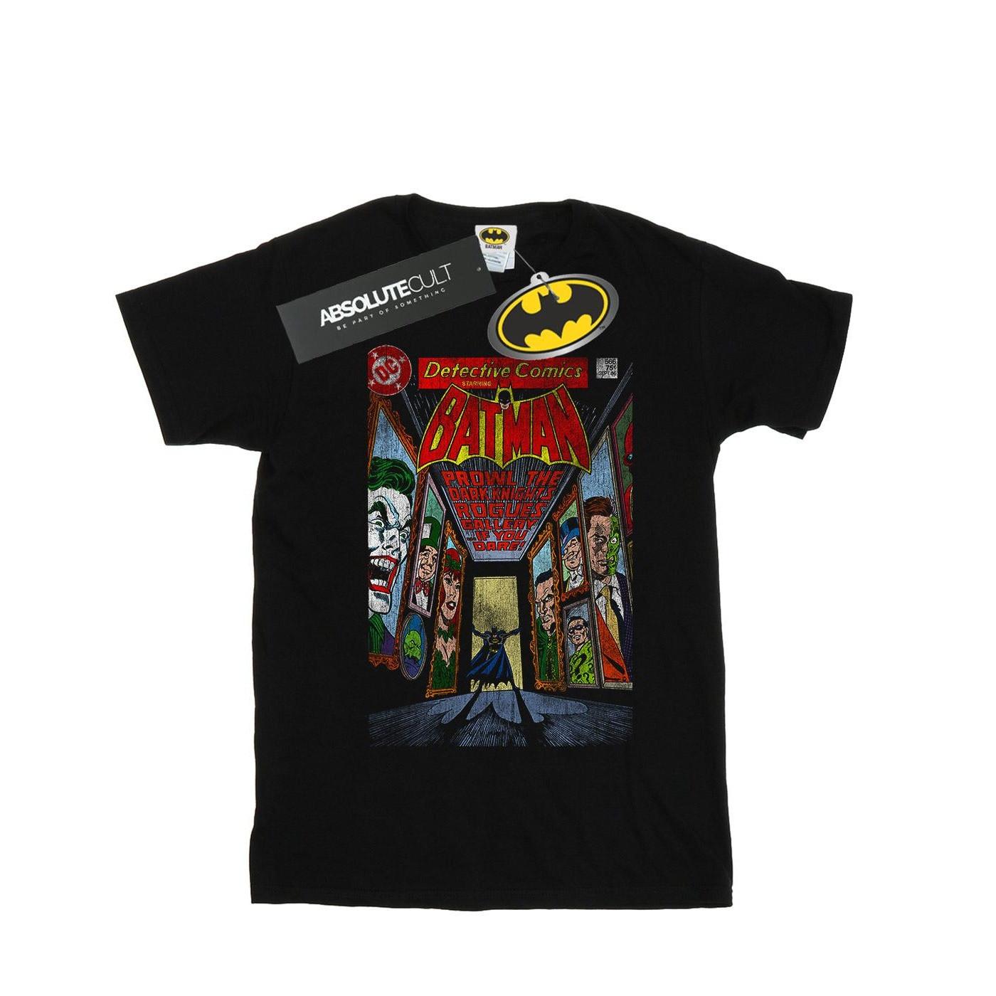 Image of Batman Rogues Gallery Cover Tshirt Jungen Schwarz 140/146