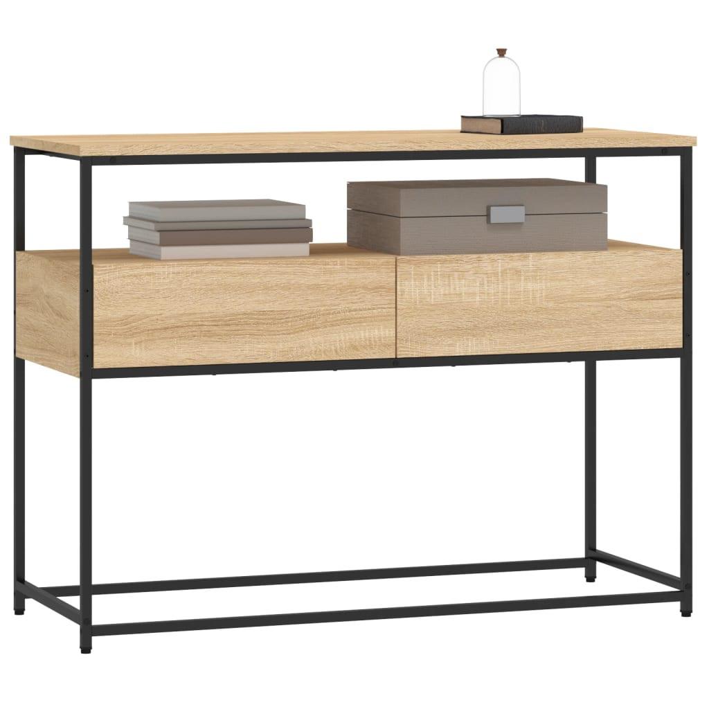 VidaXL Table console bois d'ingénierie  