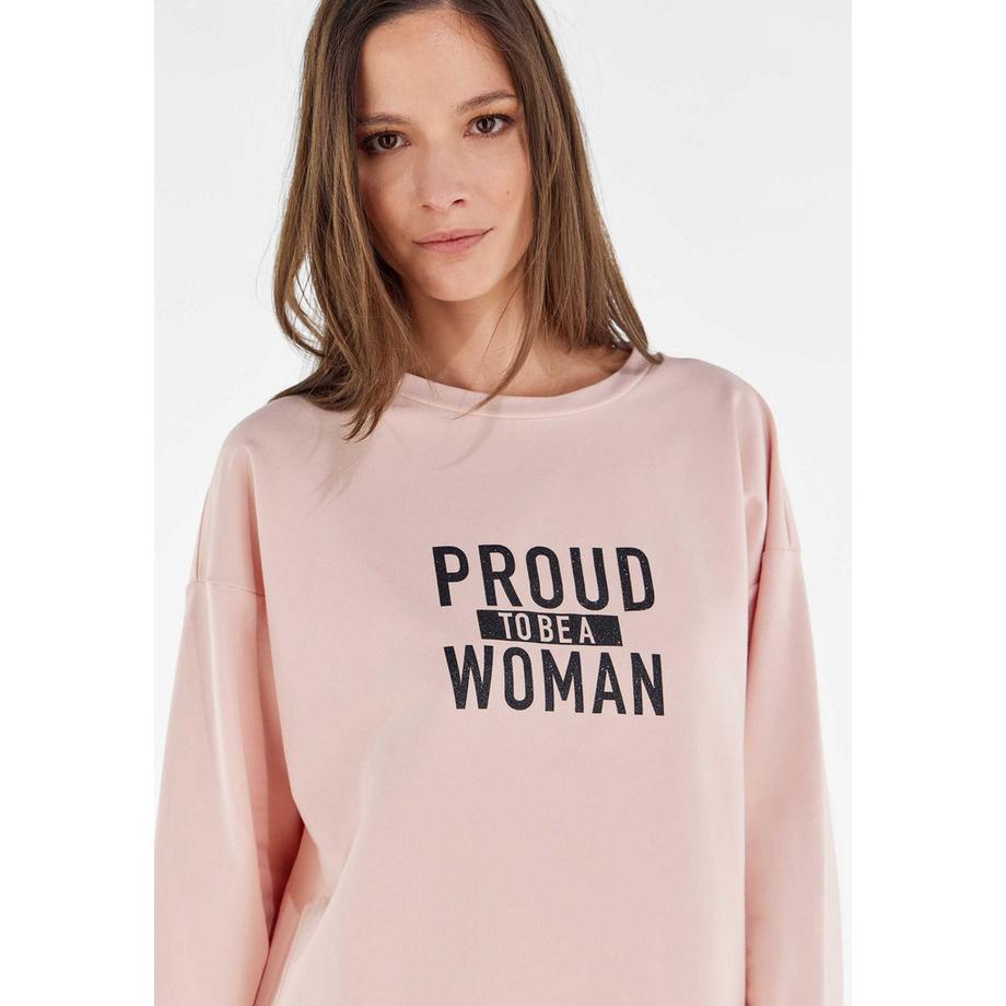 FREDDY Sweatshirt Oversize avec Imprimé  