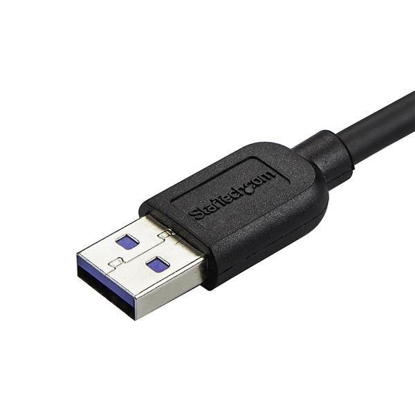 STARTECH.COM  Câble Micro USB 3.0 slim - USB-A vers Micro-B à angle droit de 50 cm - M/M 