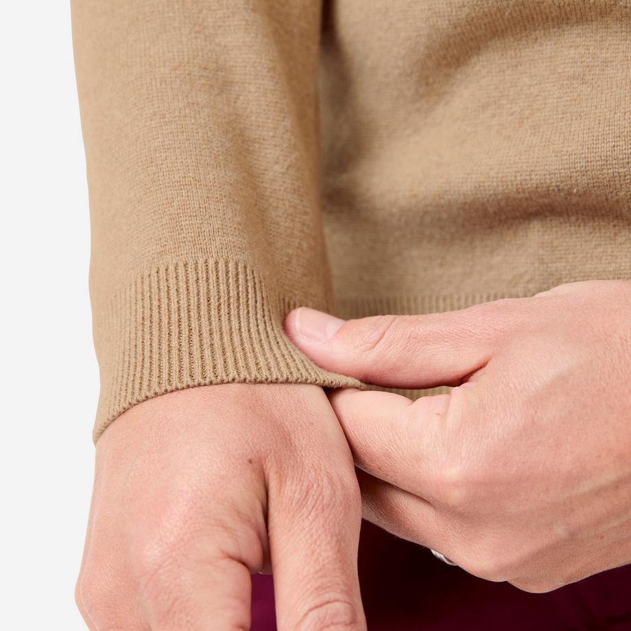 INESIS  Pullover golf uomo 1/2 zip cotone 