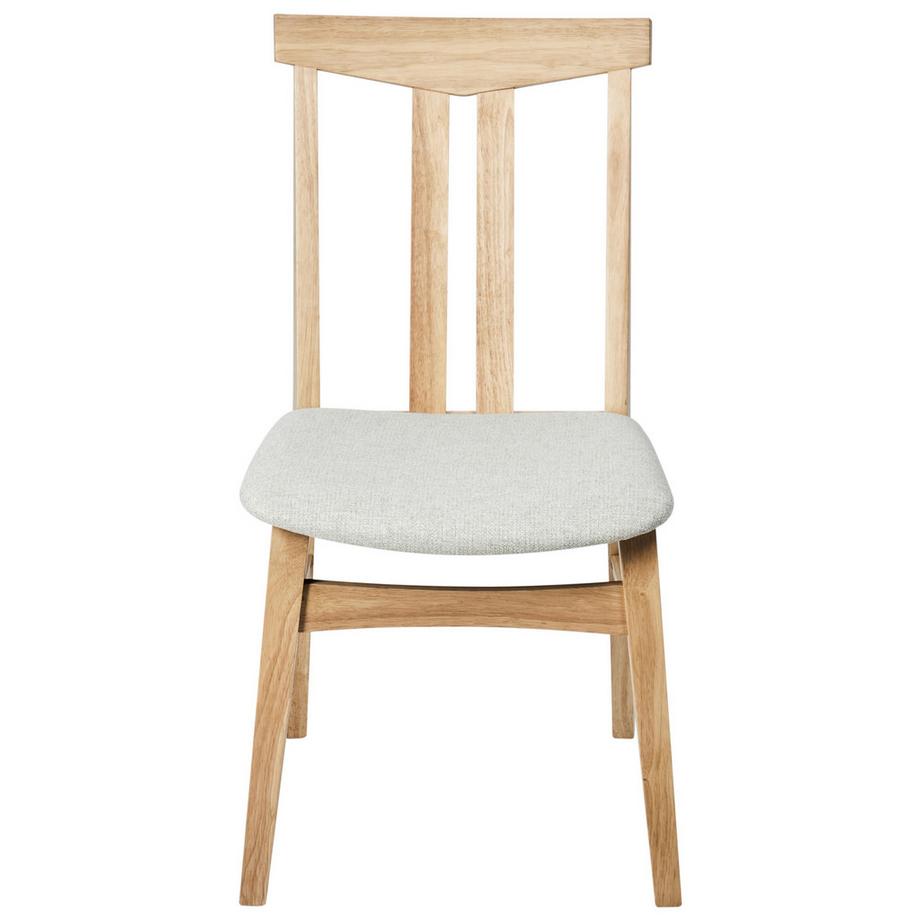 Beliani Set di 2 sedie da pranzo en Legno di caucciù Retrò AVALON  