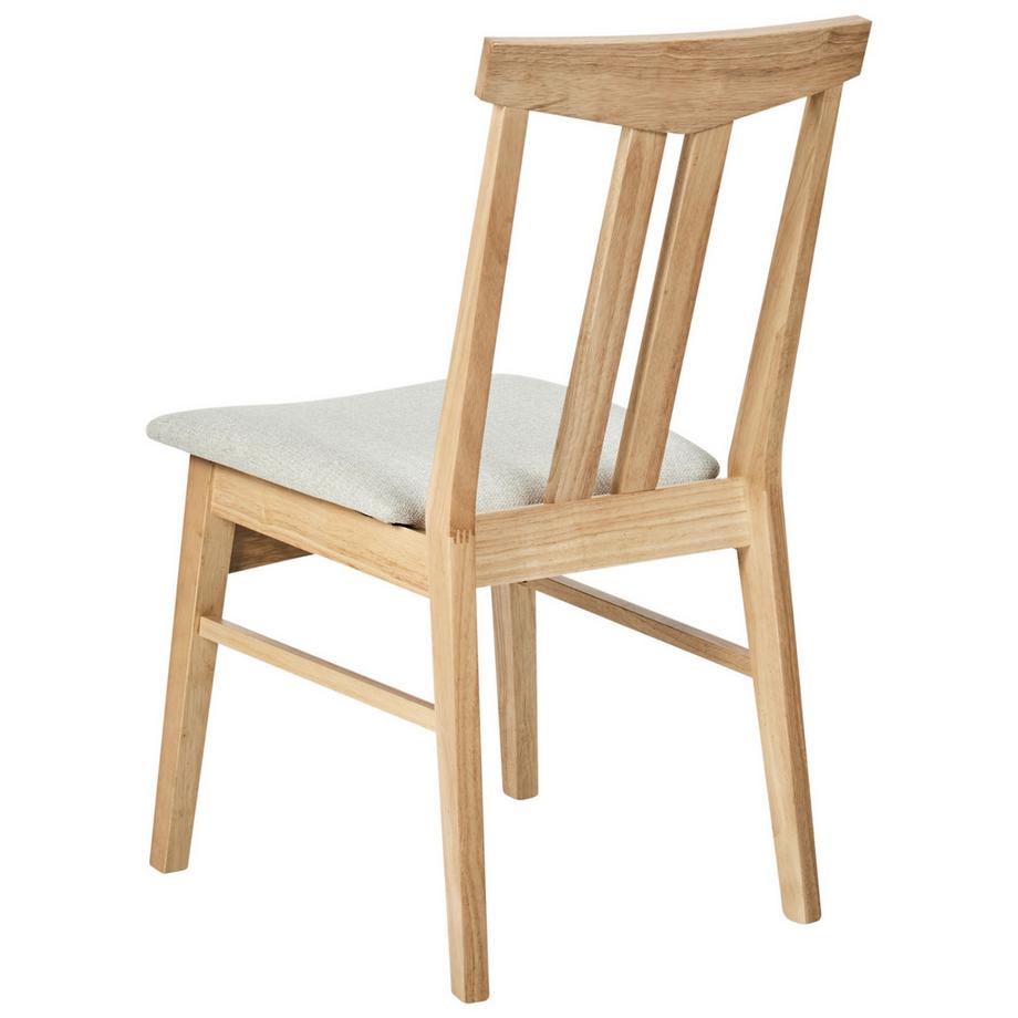 Beliani Set di 2 sedie da pranzo en Legno di caucciù Retrò AVALON  