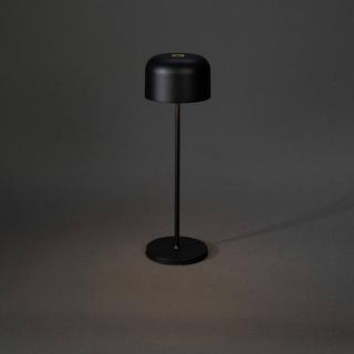 Konstsmide Lille Akku-Tischlampe 3.5 W Warmweiß Schwarz  