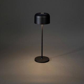 Konstsmide Lille Akku-Tischlampe 3.5 W Warmweiß Schwarz  