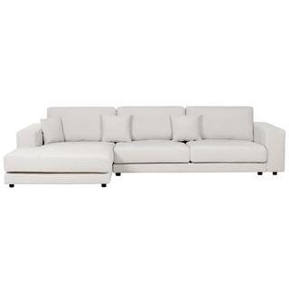 Beliani Ecksofa aus Polyester Skandinavisch LOFOTEN  