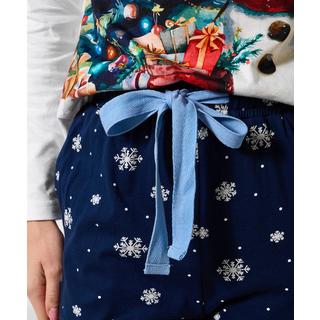 Joe Browns Festliches Pyjama-Set mit Schneemannmotiv  