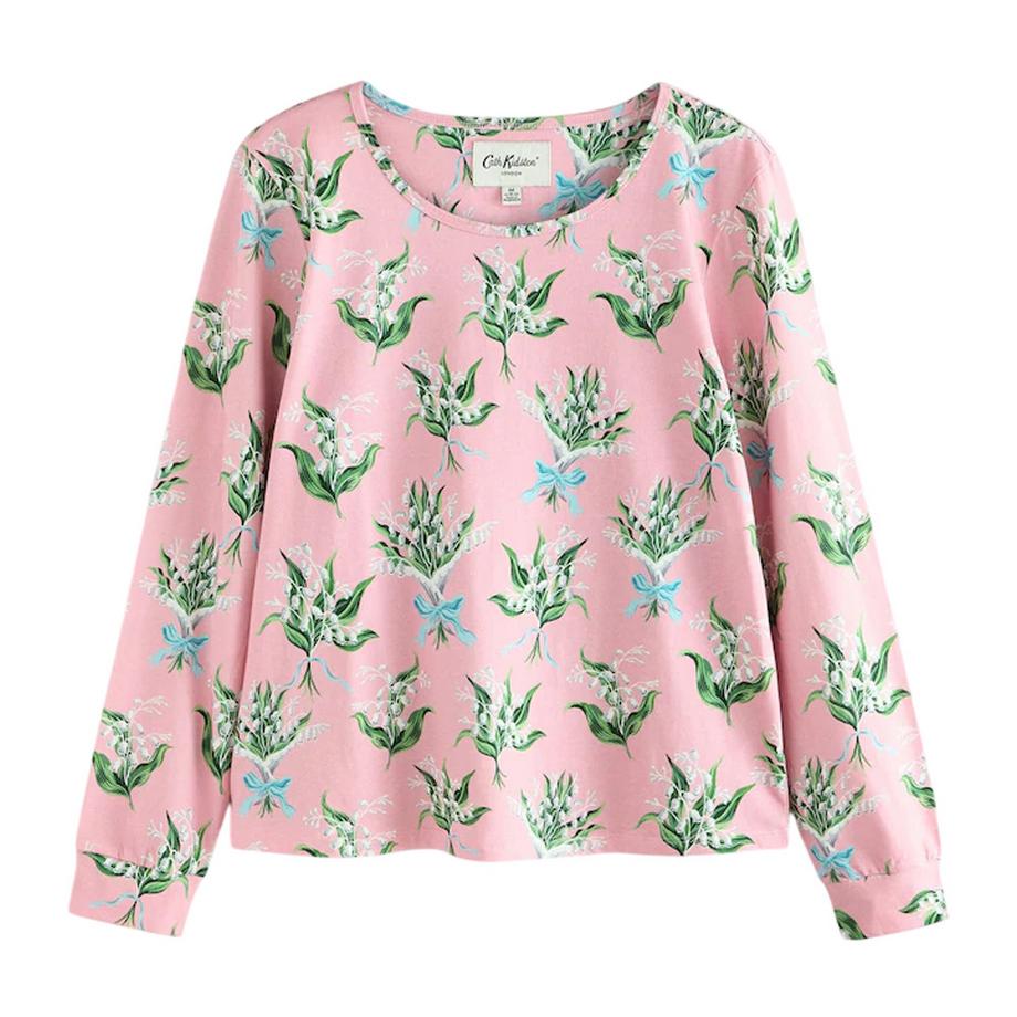 Cath Kidston Pigiama a maniche lunghe con stampa floreale  