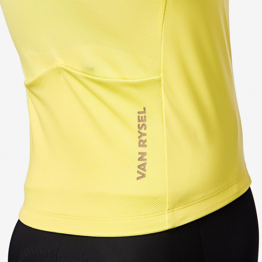 VAN RYSEL  Windjacke für Rennvelofahrer, RCR, limonadengelb 