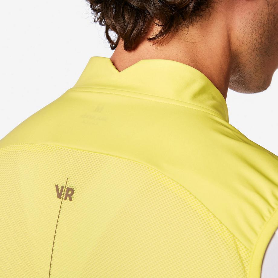 VAN RYSEL  Windjacke für Rennvelofahrer, RCR, limonadengelb 