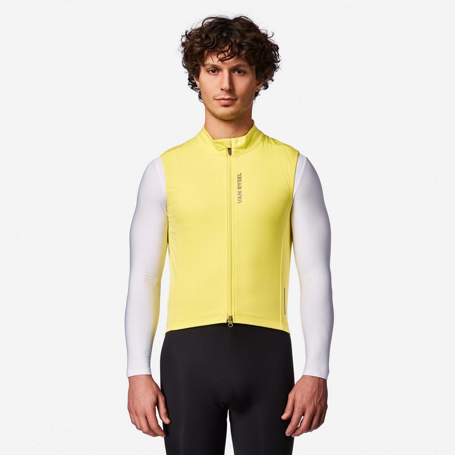 Windjacke für Rennvelofahrer, RCR, limonadengelb