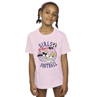 LOONEY TUNES  Tshirt GIRLS PLAY FOOTBALL 