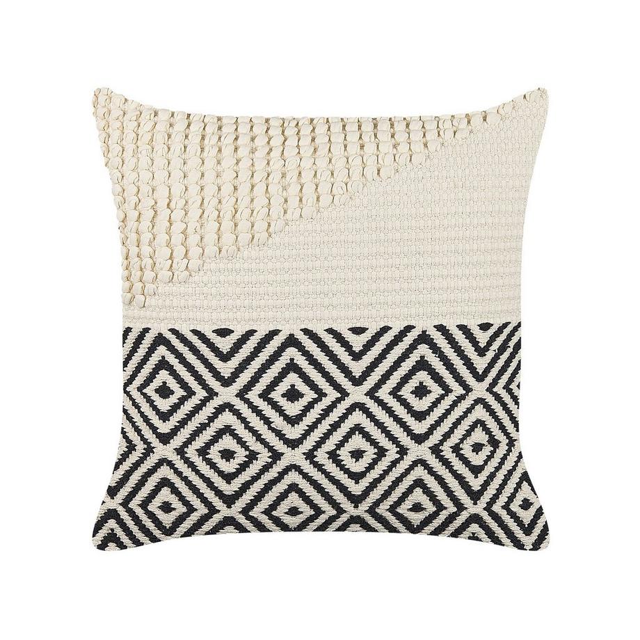 Beliani Lot de 2 coussins en Coton Boho CALANTHE  