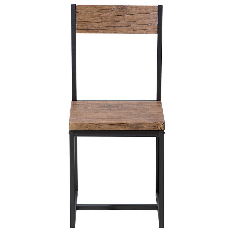 Beliani Set di 6 sedie da pranzo en Fibra a media densità (MDF) Industriale LAREDO  