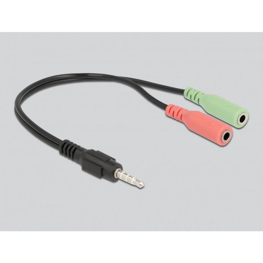 DeLock  DeLOCK Microfono Podcasting professionale per computer con connettore XLR e jack stereo a 3 pin maschio + cavo adattatore per Smartphone e Tablet 