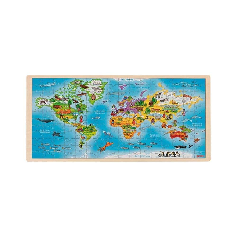 Image of Puzzle Einlegepuzzle Welt (192Teile)