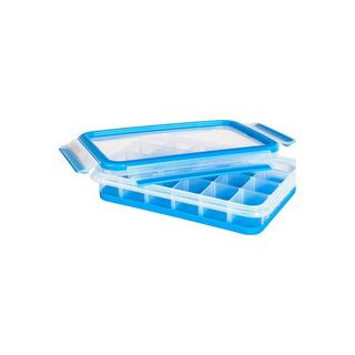 emsa EMSA 514549 recipiente per cibo Vaschetta per ghiaccio Blu, Trasparente 1 pz  