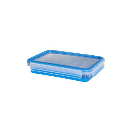emsa EMSA 514549 recipiente per cibo Vaschetta per ghiaccio Blu, Trasparente 1 pz  