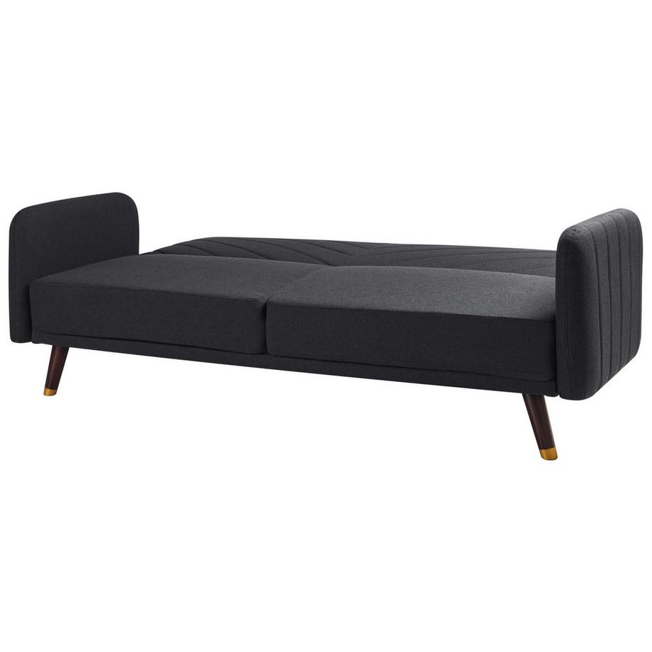 Beliani Schlafsofa aus Kunstleinen  SENJA  