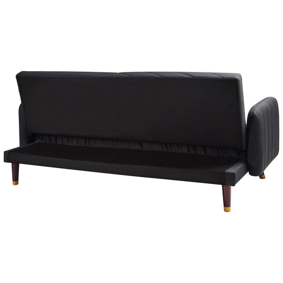Beliani Schlafsofa aus Kunstleinen  SENJA  
