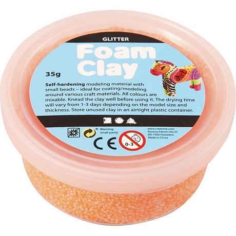 Creativ Company  Foam Clay Pâte à modeler 35 g Orange 1 pièce(s) 