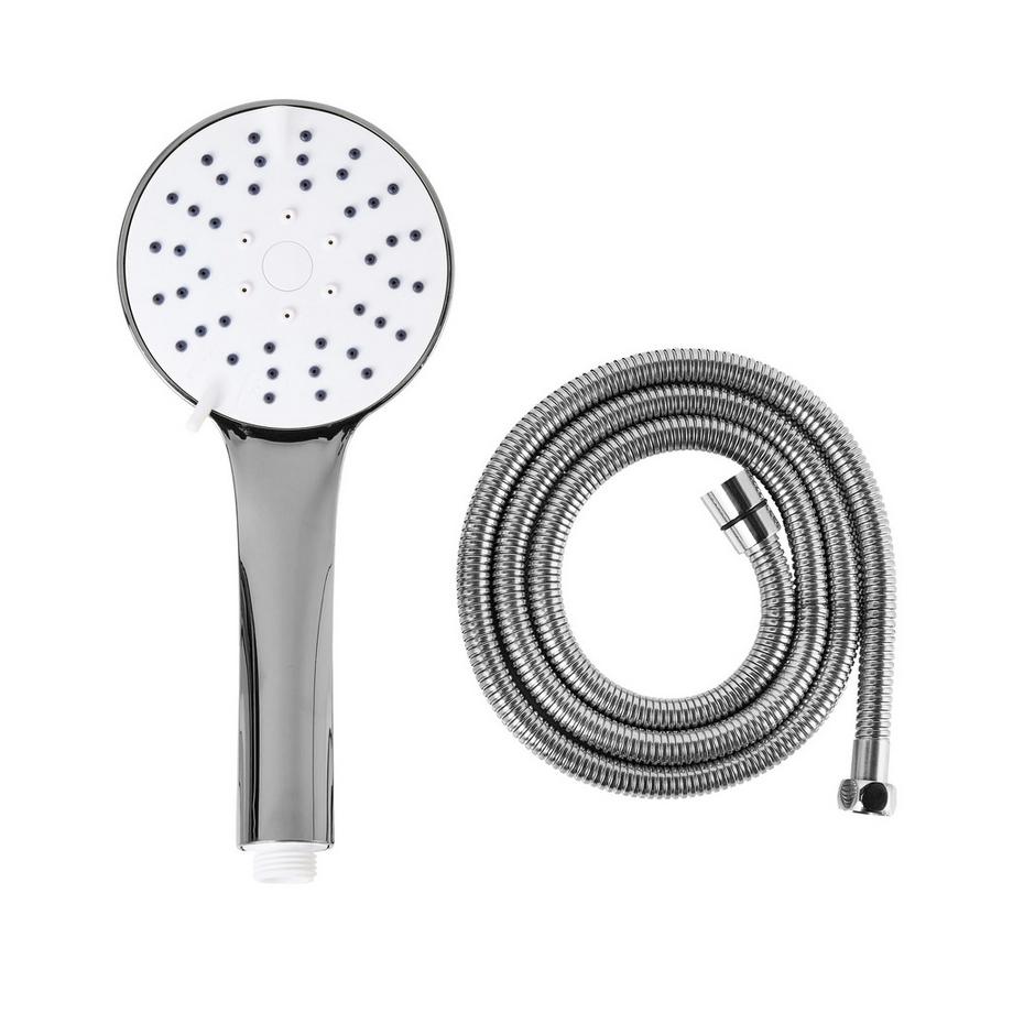 Beliani Kit de pommeau de douche avec tuyau flexible en ABS (matière synthétique durable) Traditionnel CHURUN  