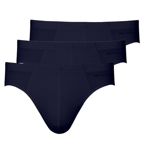 Image of 3er Pack Casual Cotton - Slip Unterhose Herren Blau M