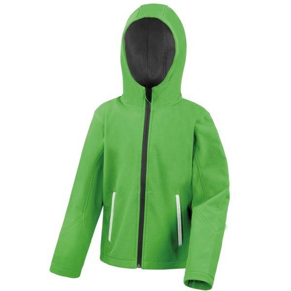 Image of Core Junior Softshelljacke Mit Kapuze Unisex Grün 9-10A