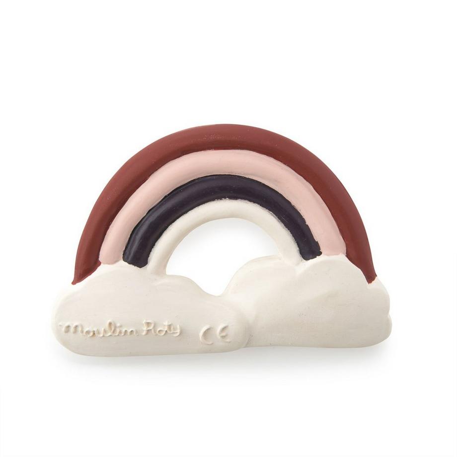 Beißring aus Naturkautschuk Regenbogen, Après la Pluie