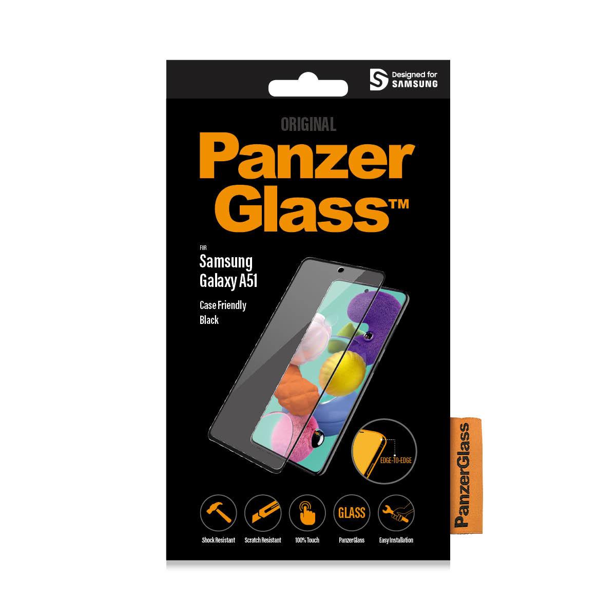 PanzerGlass  Displayschutz Case Friendly Black Galaxy A51 