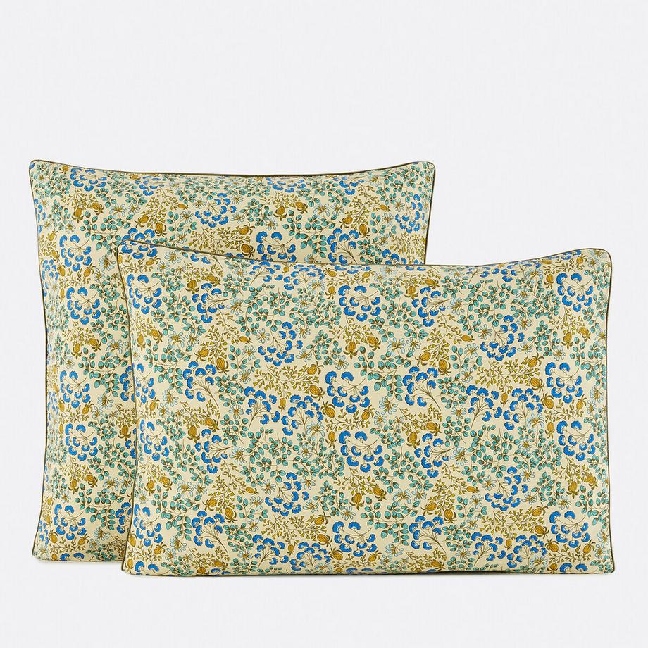 Taie d'oreiller en coton lavé