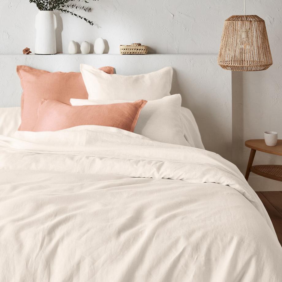La Redoute Intérieurs Linot Housse de coussin et traversin en lin prélavé  