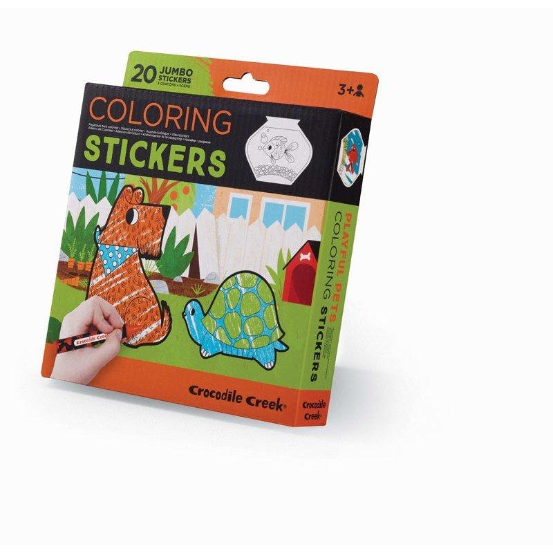 Crocodile Creek  Coloring Stickers, Verspielte Haustiere, Crocodile Creek 