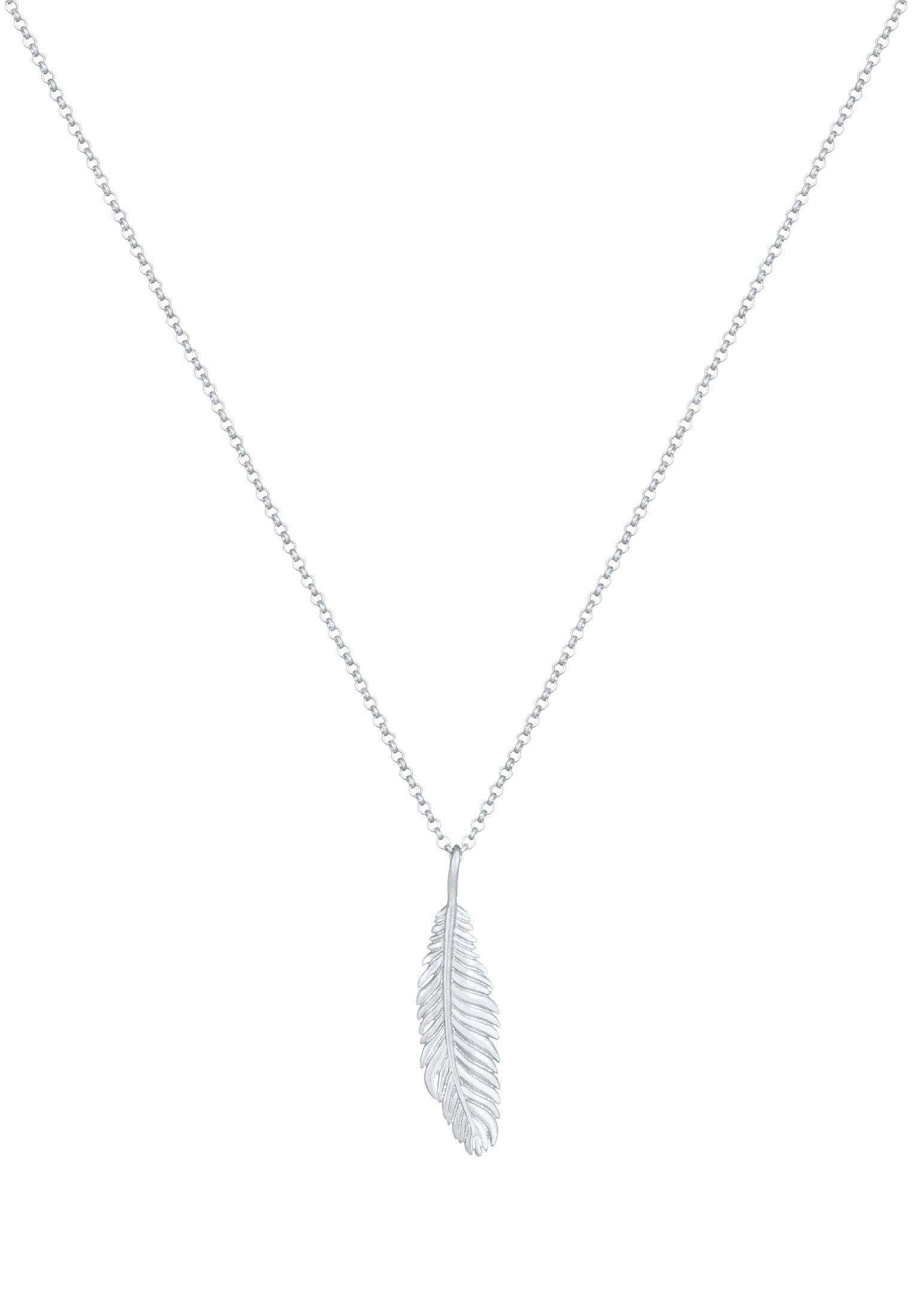 Kuzzoi  Collier Hommes Basic Plume Pendentif 