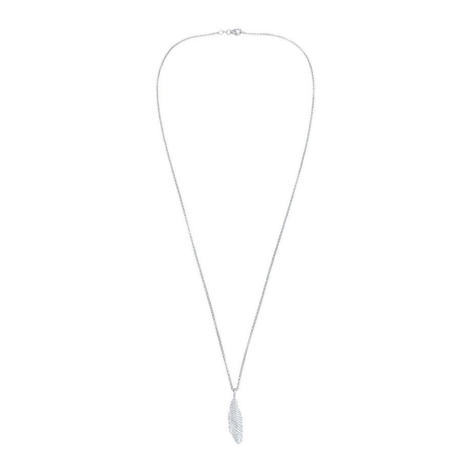 Kuzzoi  Halskette  Basic Casual Feder Anhänger 