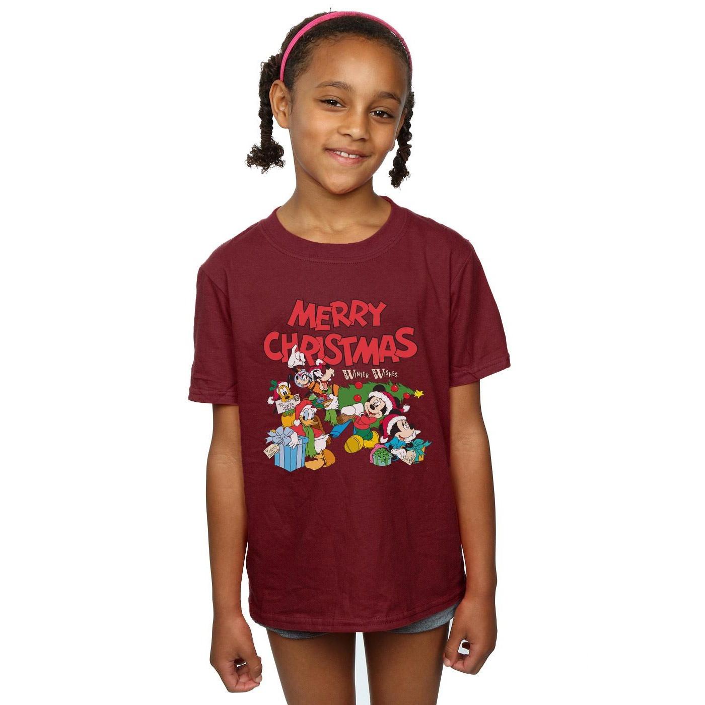 Disney  Mickey Mouse And FriendsWinter Wishes TShirt 